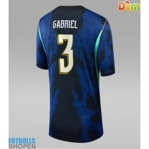 Billiga Brasilien Gabriel Magalhaes #3 Bortatröja Dam VM 2026 Kortärmad